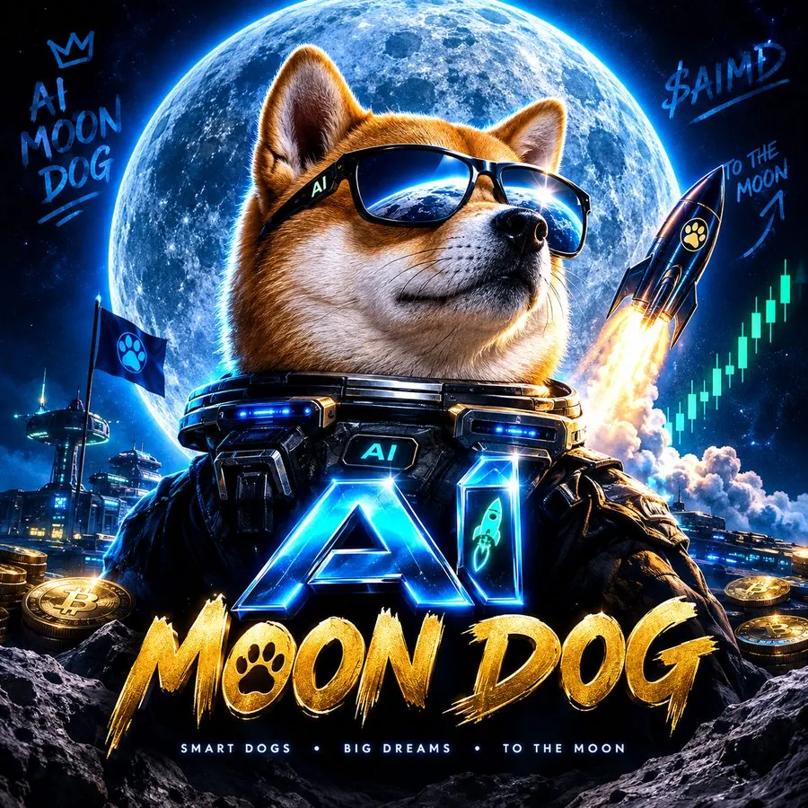 AI Moon Dog astronaut